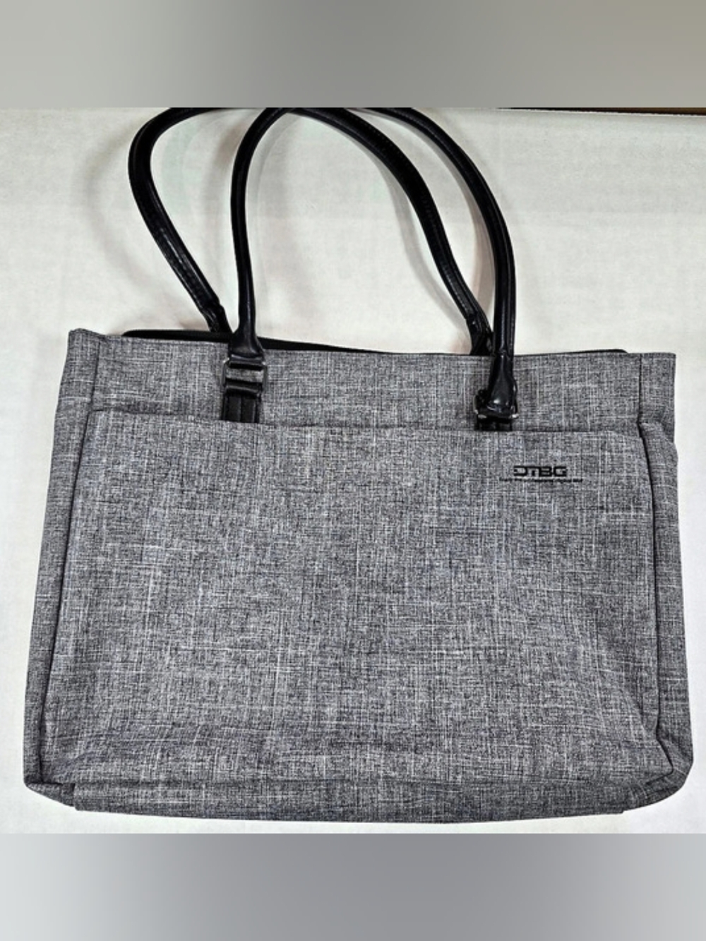 DTBG Gray & Black Laptop Tote NWT